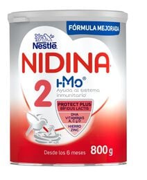Leche continuación en polvo Nidina 2 Nestlé desde 6meses 800g