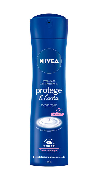 Desodorante en spray Nivea 200ml protege&cuida