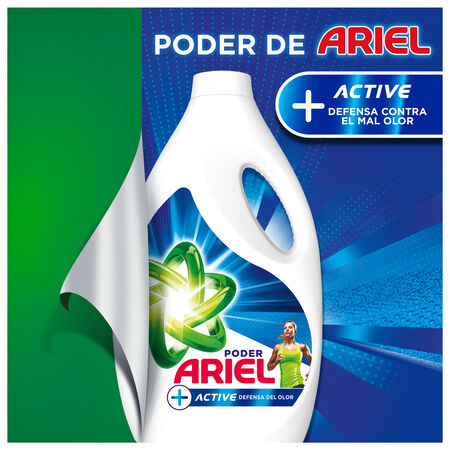 Detergente Líquido Ariel 40 Lavados Active Defensa Del Olor
