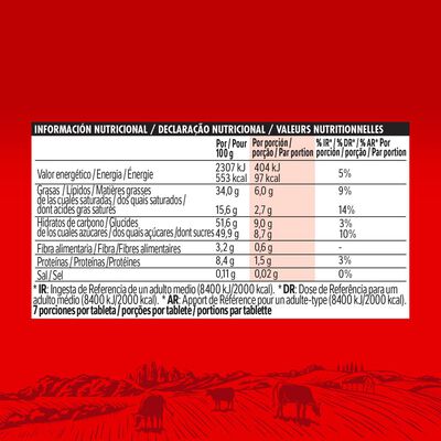 Chocolate con leche almendras Nestl&eacute; 123g