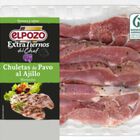 Chuleta de pavo al ajillo El Pozo 600g aproximadamente