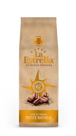 Café en grano La Estrella 500g tueste natural