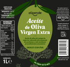 Aceite oliva virgen extra Alipende 1l
