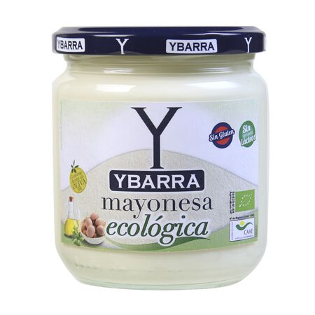 Mayonesa ecológica sin gluten sin lactosa Ybarra 300ml
