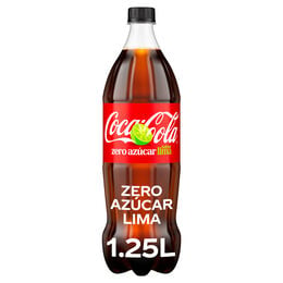 Refresco Zero Coca-Cola 1,25l lima