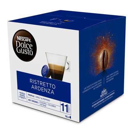 Café ristretto ardenza nescafé Dolce Gusto 16 cápsulas