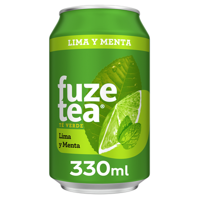 Refresco de t&eacute; verde con lima y menta Fuze Tea 33cl