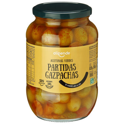 Aceitunas verdes gazpacha Alipende 500g