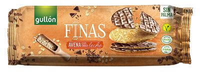 Galleta de avena fina chocolate con leche Gull&oacute;n 150g