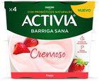 Bífidus Activia cremoso pack 4 fresa