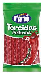 Regaliz Fini 125g torcidas rellenas con zumo de fruta