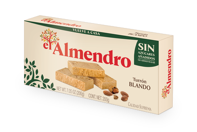 Turrón blando sin azúcar el Almendro 200g