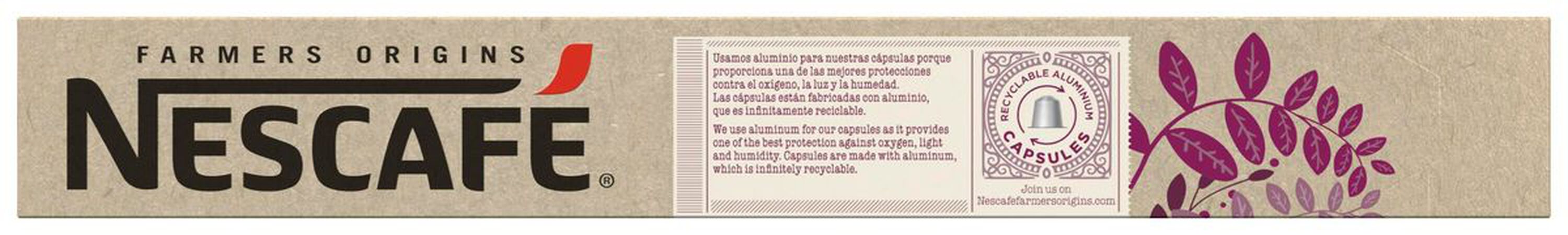 Café origen india espresso Nescafé 10 cápsulas intensidad 9