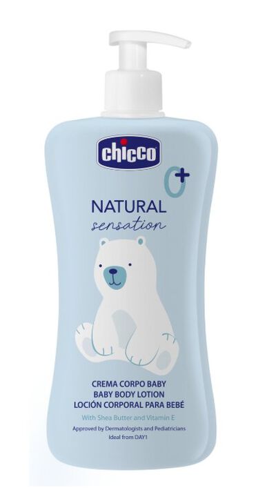 Loción Coporal bebe Chicco 500ml Natural Sensation