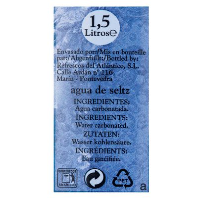 Agua con gas Revoltosa sif&oacute;n 1,5l