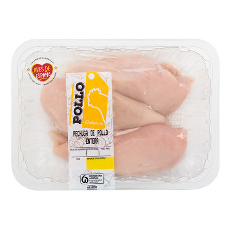 Pechuga de pollo entera Alipende 600g aproximadamente