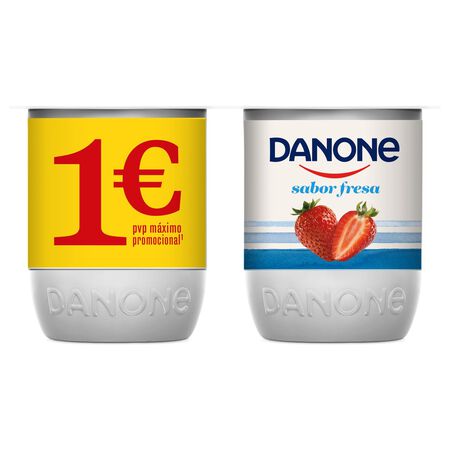 Yogur Danone pack 4 fresa
