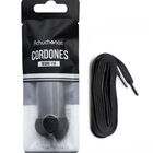 Cordones planos Achuchonas negros 110 cm