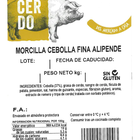 Morcilla cebolla fina Alipende