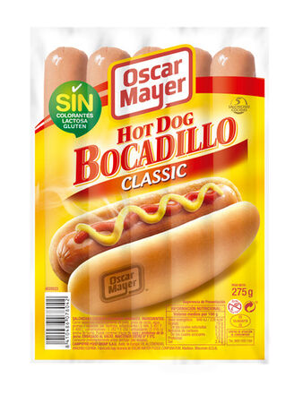 Salchichas hot dog Oscar Mayer 275g 5 uds
