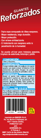 Guantes reforzados Lanta talla peque&ntilde;a