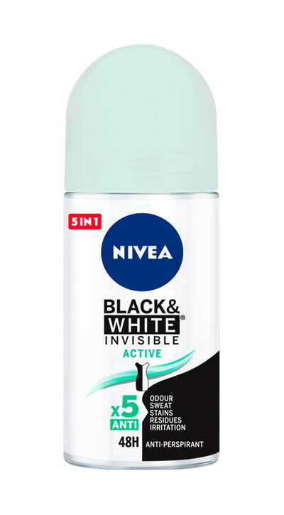 Desodorante en roll-on Nivea 50ml invisible black&white