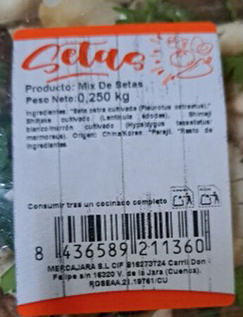 Mix de setas especial para huevos 250g