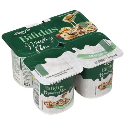 Bifidus Alipende pack 4 muesli y fibra