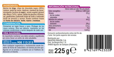 Galleta Alipende 225g cookies con pepitas de chocolate