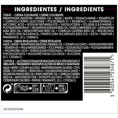 Tinte de cabello sin amon&iacute;aco Garnier Olia n&ordm; 6 rubio oscuro