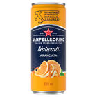 Agua con gas San Pellegrino Naturali Refresco Naranja lata 330ml