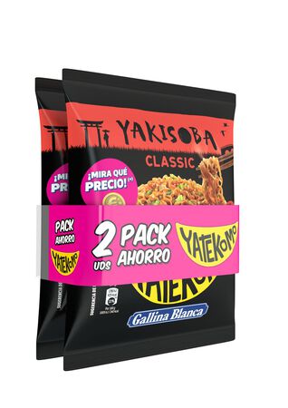 Fideos orientales cl&aacute;sico gallina blanca Yakisoba 2u