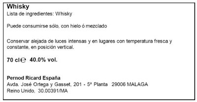 Ballantines 70CL +1 Miniatura Ballantines  5CL