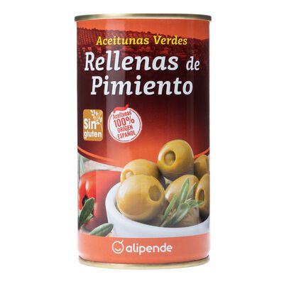 Aceitunas rellenas de pimiento Alipende 150g