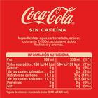Refresco cola Coca-Cola lata 33cl sin cafe&iacute;na