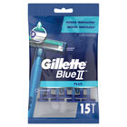 Máquina de afeitar desechable Gillette 15u Blue II Plus