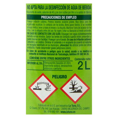 Lejía La Tuna 2l perfumada