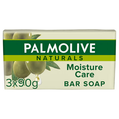 Jab&oacute;n en pastilla Palmolive 90g pack-3
