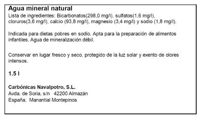 Agua Mineral Monte Pinos 1,5L