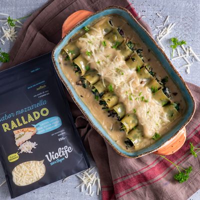 Preparado alimenticio rallado mozzarella vegano Violife 200g