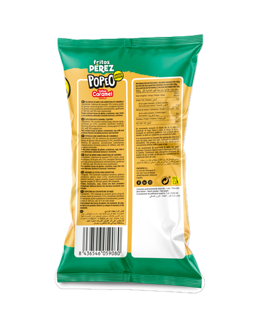 Palomitas sabor caramelo Popeo Fritos P&eacute;rez 110g