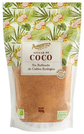 Az&uacute;car de coco no refinado Ecol&oacute;gico Azucarera 300g