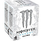 Bebida Monster sin azúcar añadido 50cl x 4 taurina ginseng