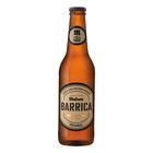 Cerveza rubia especial Mahou Barrica botella 33cl
