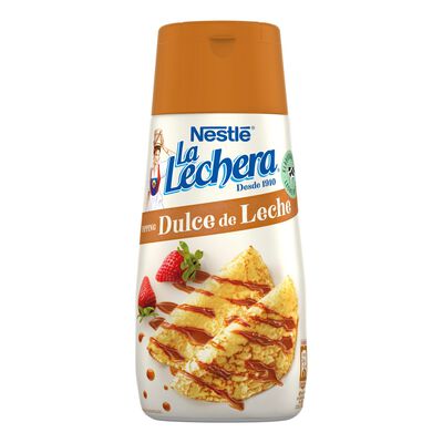 Dulce de leche La Lechera 450g sirve fácil