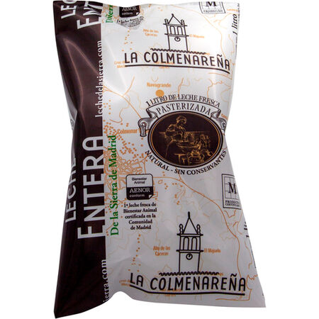 Leche pasteurizada La Colmenareña bolsa 1l