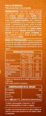 Paella de marisco Alipende 500g