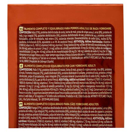 Pienso perro Ultima mini yorkshire 1,5kg