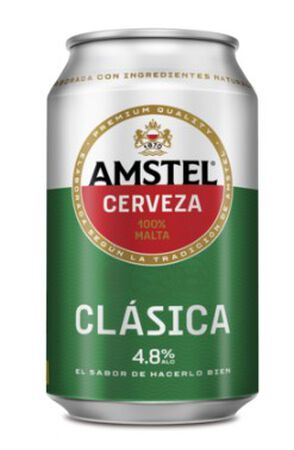 Cerveza rubia clásica Amstel 33 cl