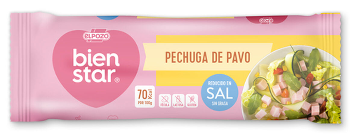 Minipechuga de pavo reducido en sal ElPozo 340g